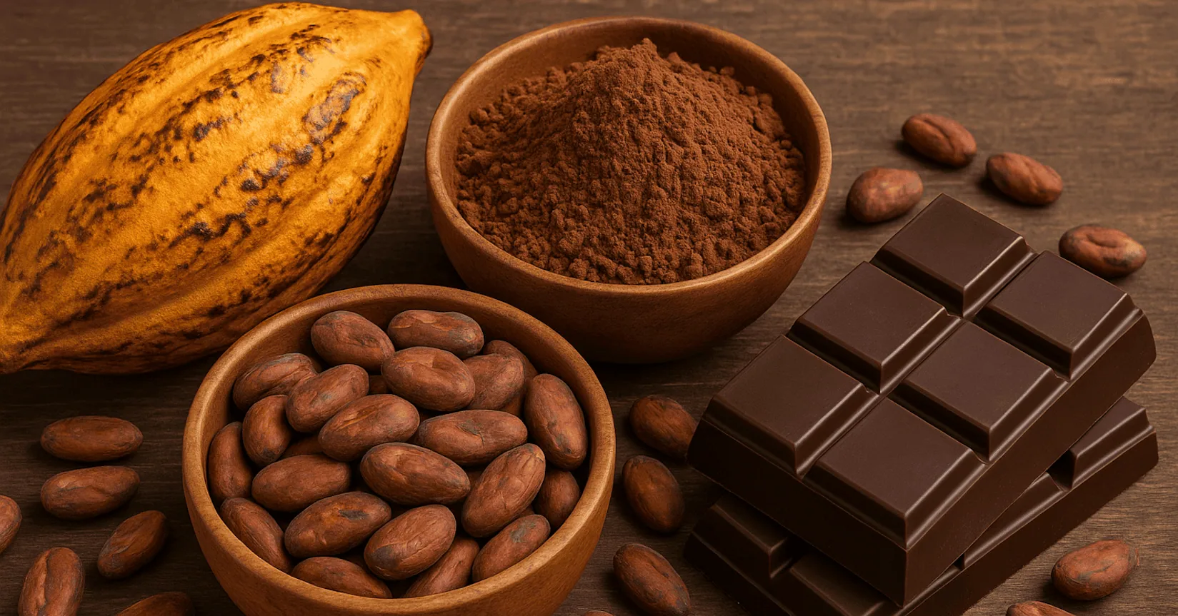 Cocoa and chocolate