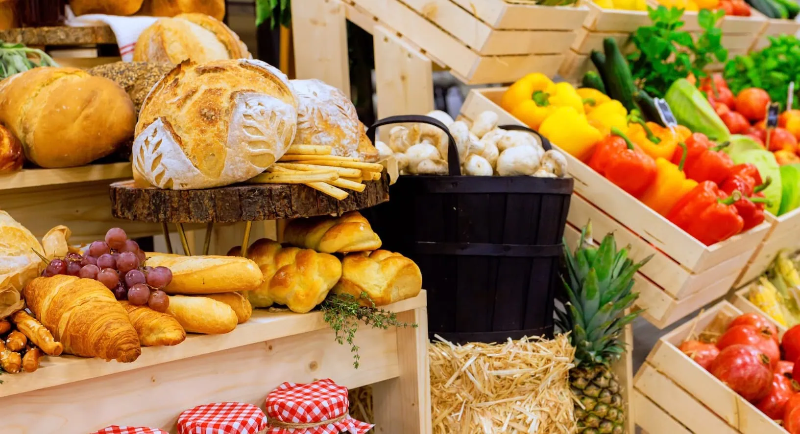 Food on a market