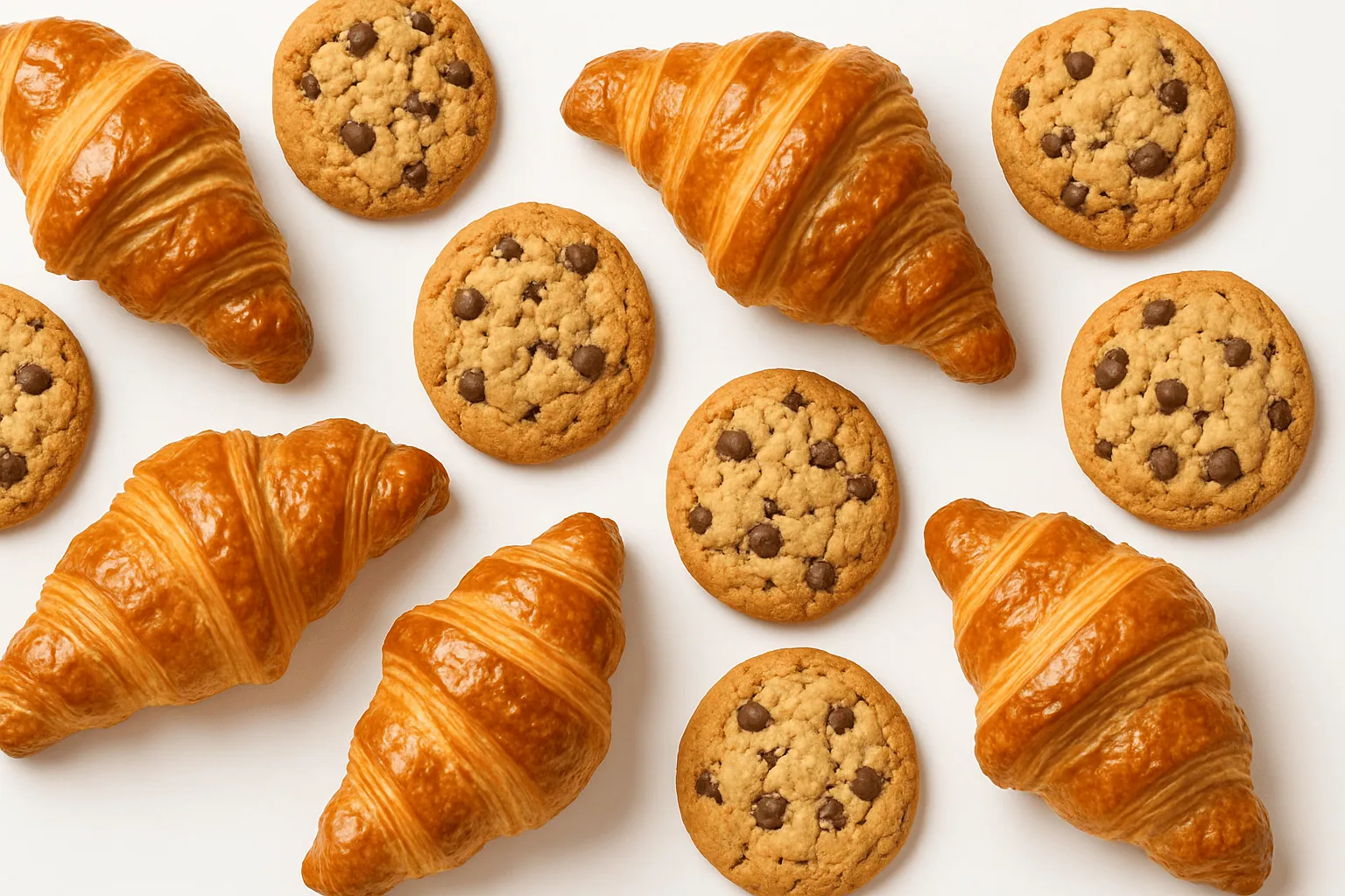 Croissants and cookies
