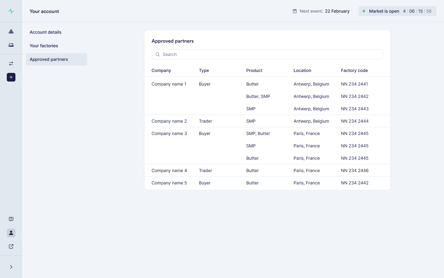 Vesper Dairy Marketplace Approved Partners