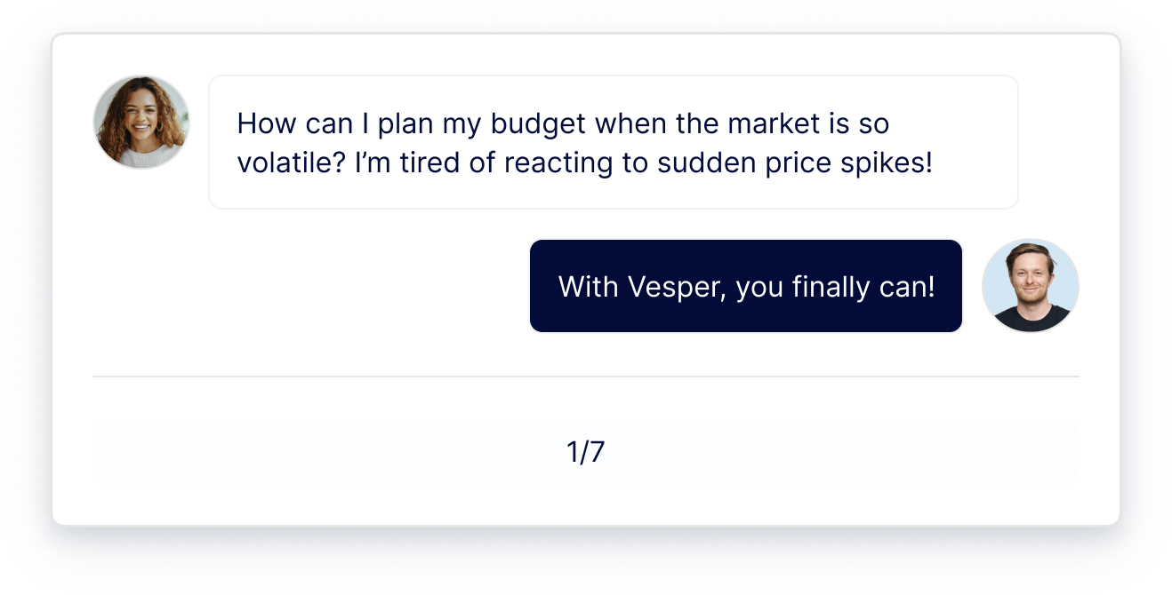 Vesper Interactive Demo Forecast 2.1